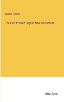 First Printed English New Testament