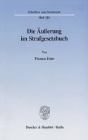 Die Ausserung Im Strafgesetzbuch