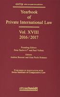 Yearbook of Private International Law Vol. XVIII - 2016/2017