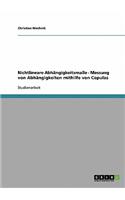 Nichtlineare Abhängigkeitsmaße. Messung von Abhängigkeiten mithilfe von Copulas