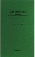 ACTA Germanica. Bd. 17, 1984