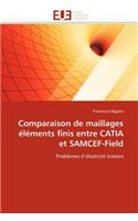 Comparaison de Maillages Éléments Finis Entre Catia Et Samcef-Field