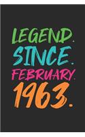 Legend Since February 1963