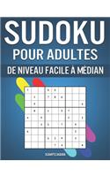 Sudoku pour Adultes de Niveau Facile à Médian