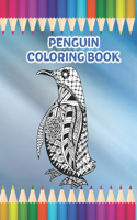 Penguin Coloring Book: Great Penguin Coloring Book for Kids activity and Adult