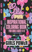 Inspirational Coloring Book for Girls ages 4-8