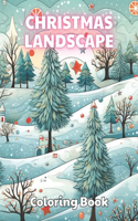 Christmas Landscape Coloring Book for Adult