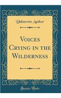 Voices Crying in the Wilderness (Classic Reprint)