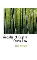 Principles of English Canon Law