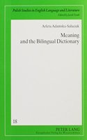 Meaning and the Bilingual Dictionary