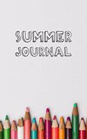 Summer Journal: Summer Activities Bucket List With Date Tracker Planner For Fun Events Write And Draw In Color Pencils Design Soft Cover