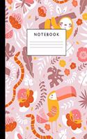 Notebook: Cute Lined Journal Ruled Composition Note Book to Draw and Write In for Girls and Boys - Home School Supplies for K-12 Grade Highschool and College: