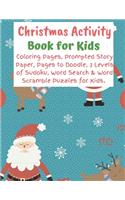 Christmas Activity Book for Kids