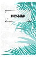 Russland: Liniertes Reisetagebuch Notizbuch oder Reise Notizheft liniert - Reisen Journal für Männer und Frauen mit Linien