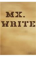 MX. Write