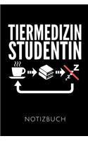 Tiermedizin Studentin Notizbuch