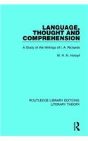 Language, Thought and Comprehension