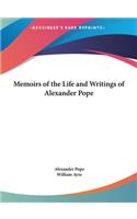 Memoirs of the Life and Writings of Alexander Pope