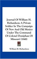Journal of William H. Richardson