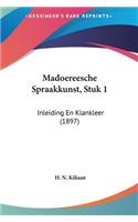Madoereesche Spraakkunst, Stuk 1