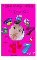Teach Math Tables To Your Kid vol 2: (English)