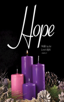 Hope Advent Candle Sunday 1 Bulletin, Large (Pkg of 50)