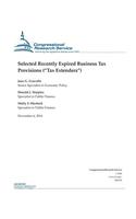 Selected Recently Expired Business Tax Provisions ("Tax Extenders")