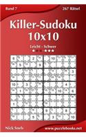 Killer-Sudoku 10x10 - Leicht Bis Schwer - Band 7 - 267 RÃ¤tsel