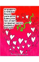 20 Grußkarten In einem Buch Malbuch Schöne Herzen Blumen Sterne Farbe der Karte eine Nachricht schreiben Von Künstler Grace Divine: (Bücher in Deutsch - Einige Bücher in Deutsch Und in Englisch. Books in German (Some in German with E)