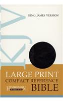 Large Print Compact Reference Bible-KJV-Magnetic Flap Closure