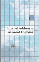 Internet address & password logbook