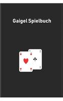 Gaigel Spielbuch: Notizbuch für Spiele