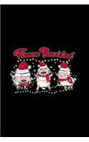 Fleece navidad: 6x9 XMAS - grid - squared paper - notebook - notes