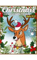 Christmas Coloring Book for Kids Ages 4-12