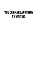 You can make anything by writing: 6x9 Journal Writing creative notebook Christmas gift presents for under 10 dollars