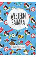 Western Sahara Travel Journal: 6x9 Travel planner I Road trip planner I Dot grid journal I Travel notebook I Travel diary I Pocket journal I Gift for Backpacker