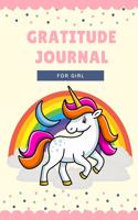 Gratitude Journal for Kids Girl Unicorn