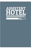 Assistent Hotelmanagement lädt: Notizen - gepunktet, liniertes Notizbuch - für Notizen, Erinnerungen, Daten - Notizbuch für Assistent Hotelmanagement in Ausbildung