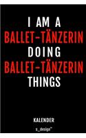 Kalender für Ballet-Tänzer / Ballet-Tänzerin