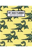 My 2020 Planner Weekly & Monthly: Dragon 2020 Daily, Weekly & Monthly Calendar Planner - January to December - 110 Pages (8x10)