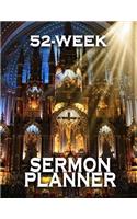 Sermon Planner: Two Pages Per Week for One Year