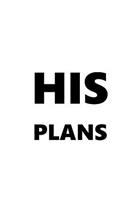2019 Daily Planner For Men His Plans Black Font White Design 384 Pages