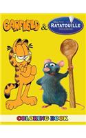 Garfield and Ratatouille Coloring Book: 2 in 1 Coloring Book for Kids and Adults, Activity Book, Great Starter Book for Children with Fun, Easy, and Relaxing Coloring Pages