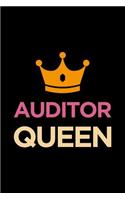 Auditor Queen: Blank Lined Office Humor Themed Journal and Notebook to Write In: Versatile and Practical Wide Rule Interior