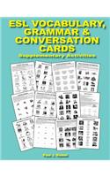 ESL Vocabulary, Grammar & Conversation Cards