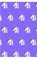 Journal Notebook Sketchy Unicorns Pattern 5
