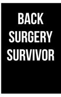 Back Surgery Survivor