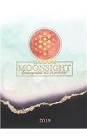 Moonsight Planner - Moon Phase Biz Calendar - 2019 (12-Month Weekly- Moonstone)