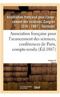 Association Française Pour l'Avancement Des Sciences, Conférences de Paris, Compte-Rendu