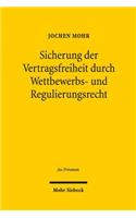 Sicherung der Vertragsfreiheit durch Wettbewerbs- und Regulierungsrecht
